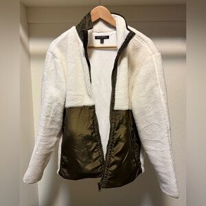 Banana Republic Women's Cream and Olive Jacket